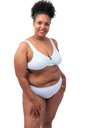 Sostén Basic en Lycra Blanco Lunares