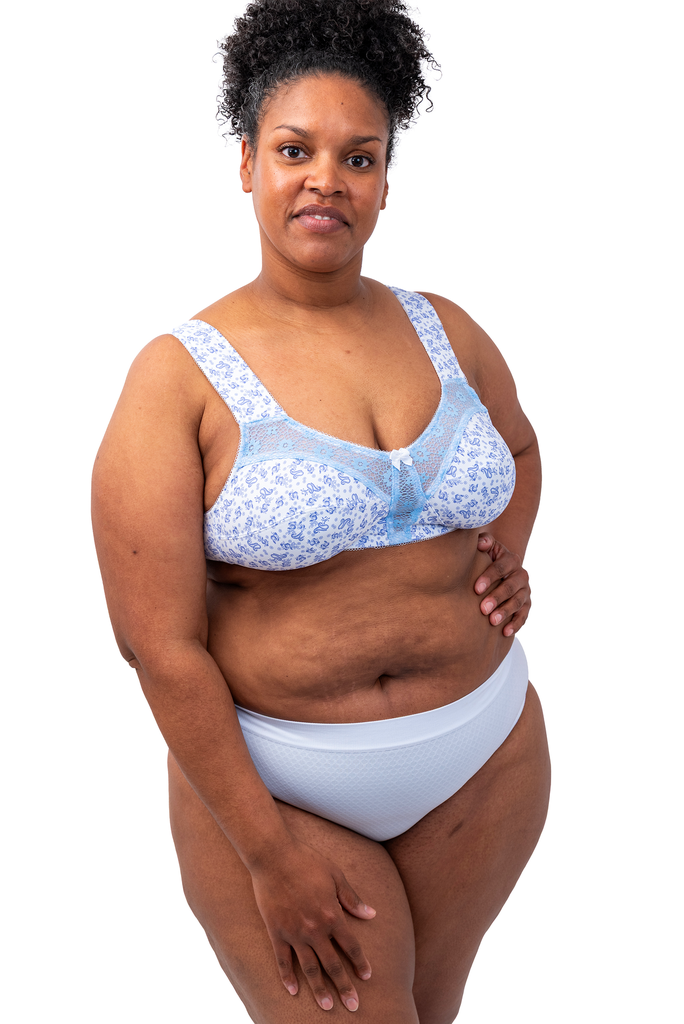 Sostén Mykonos en Lycra (Azul, 80B)