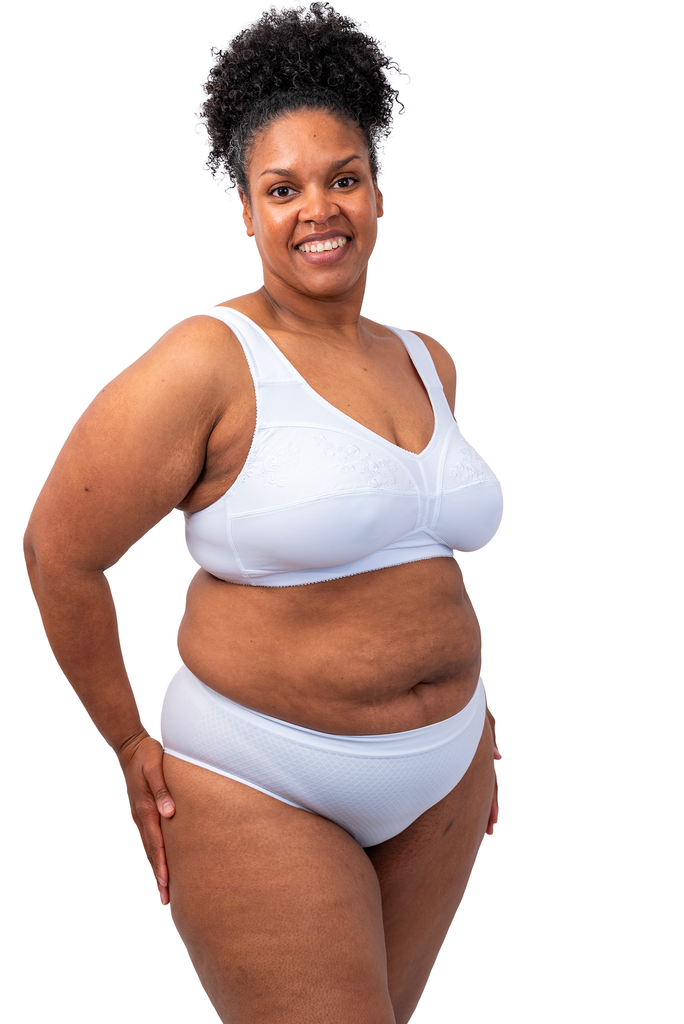 Sostén Basic en Lycra Reductor Blanco 
