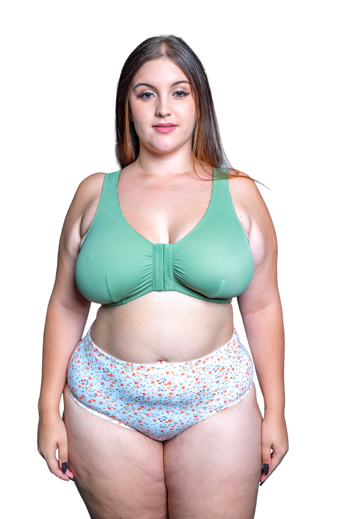 Sostén Venecia Prendido Adelante en Lycra (Blanco, 85C/D)